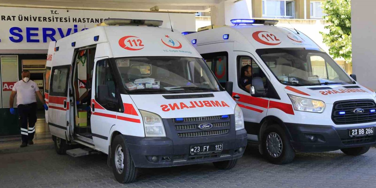 Elazığ’da birinci kattan düşen 2 yaşındaki bebek yaralandı