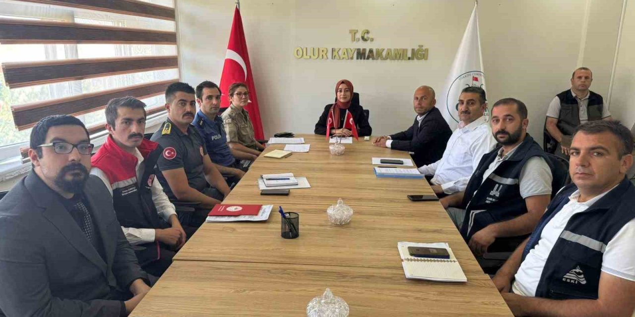 Olur’da orman yangınlarına karşı sıkı tedbirler