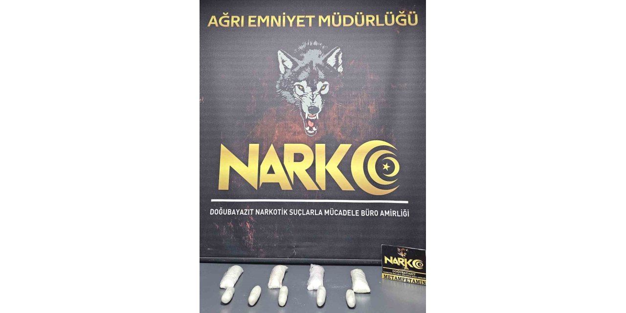 Ağrı’da 2 kilo 76 gram metamfetamin ele geçirildi