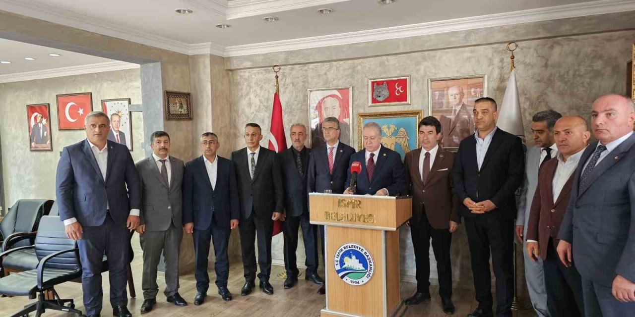 MHP heyeti, İspir’de heyelan bölgesinde