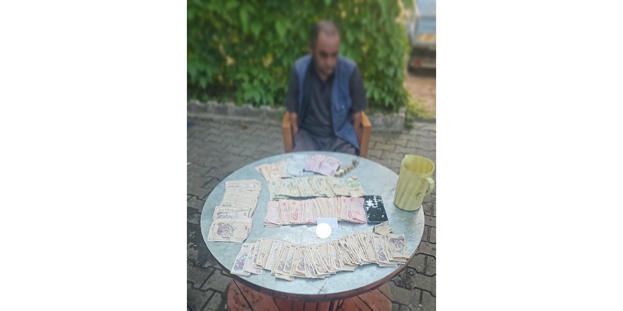 Bingöl’de dilencinin üzerinden 5 bin lira çıktı