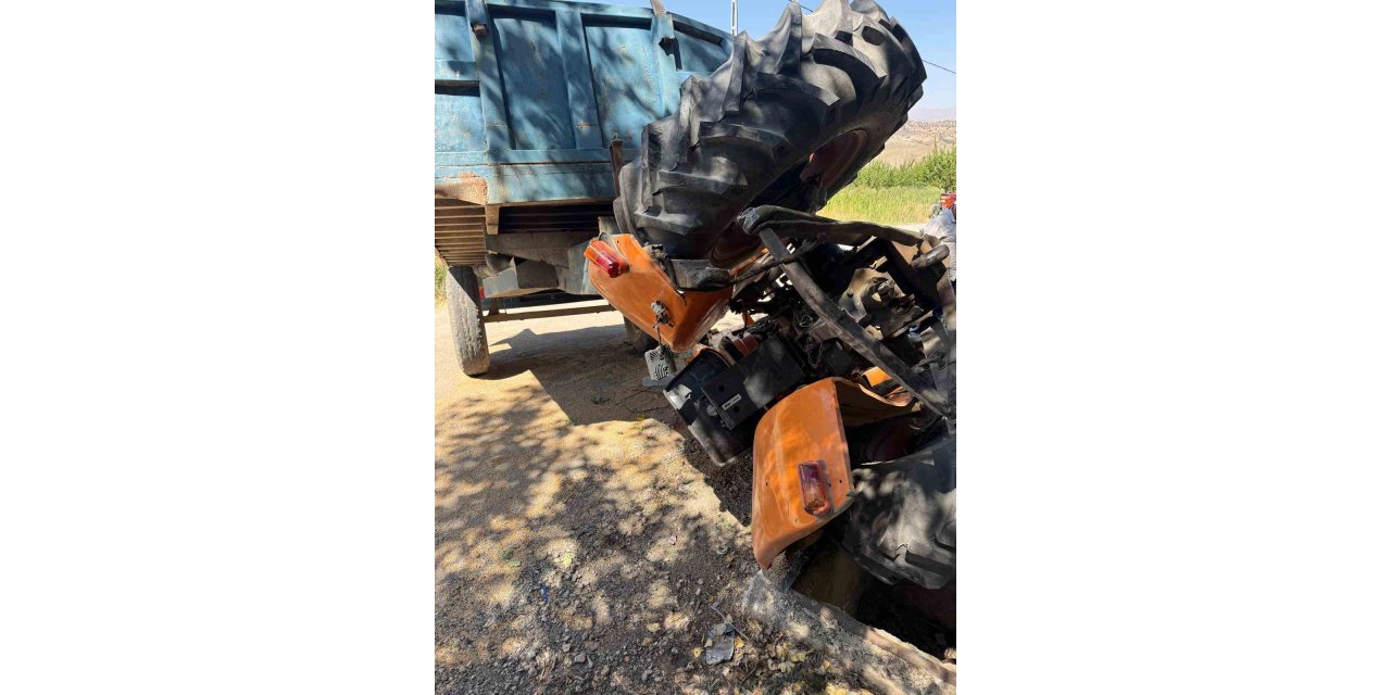 Malatya’da traktör kazası: 2 yaralı