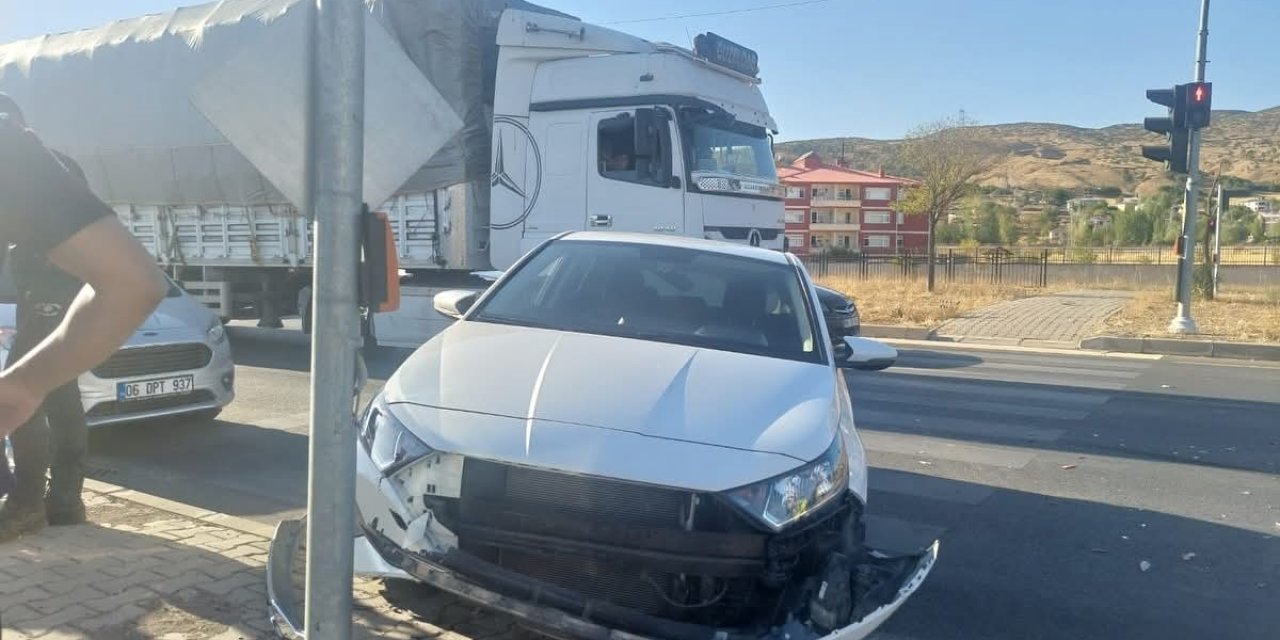 Bingöl’de trafik kazası: 1 yaralı