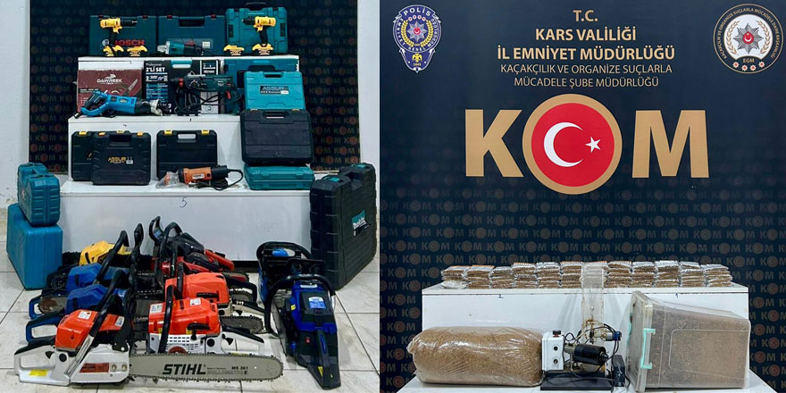 Kars'ta kaçakçılık operasyonu: 15 gözaltı!