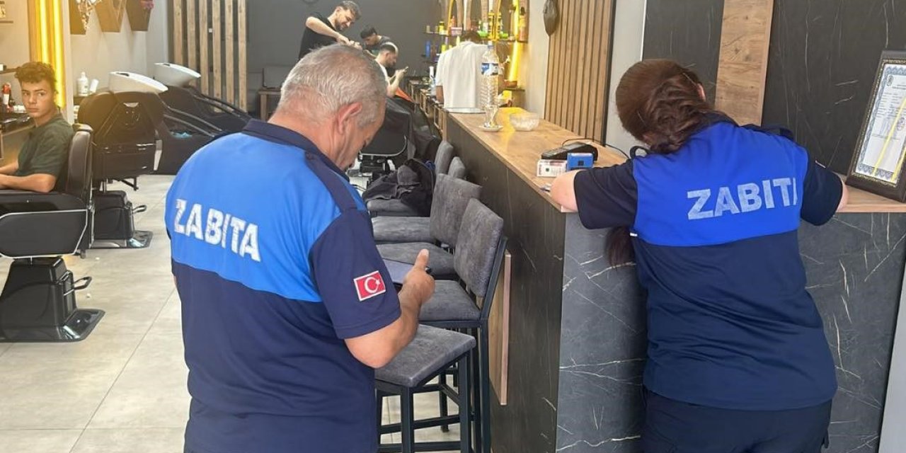 Erzincan’da kuaförler denetlendi