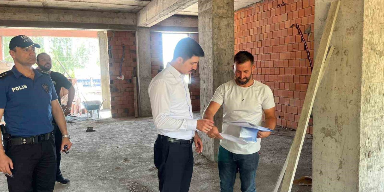 Digor’da spor kompleskinin yapımı sürüyor