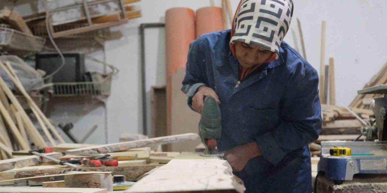 Kadın girişimci tek başına hem üretiyor hem onarıyor!