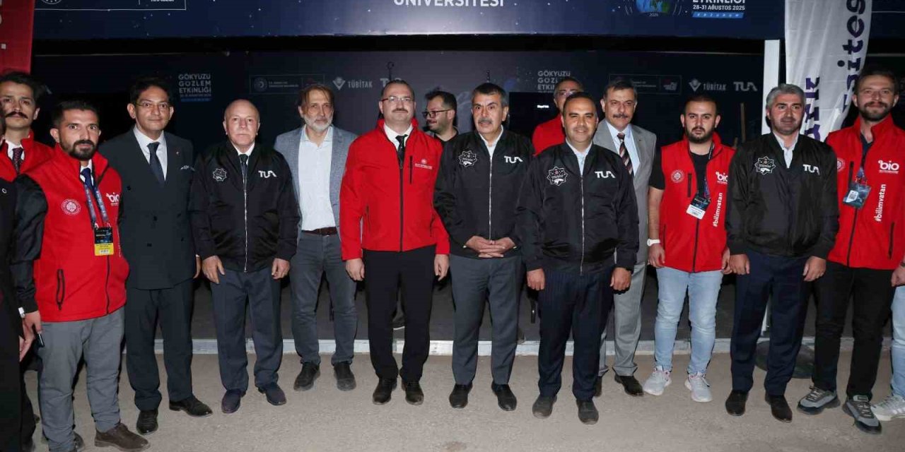 Atatürk Üniversitesi gökyüzü gözlem etkinliğinde yerini aldı