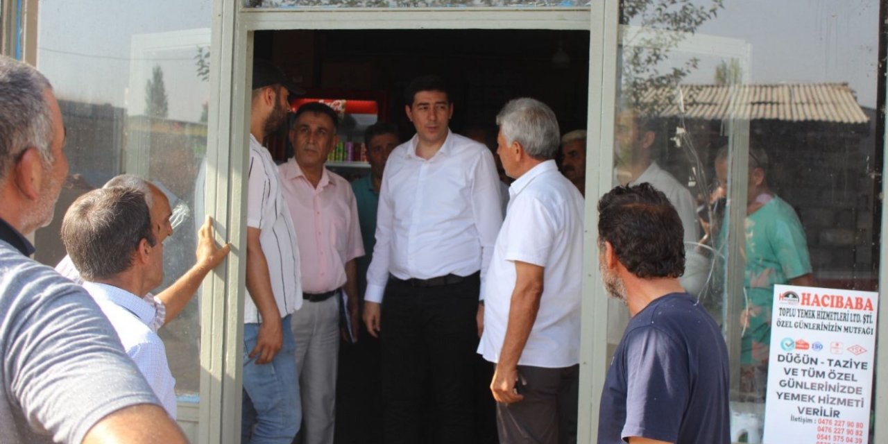 Kaymakam Fatih Erdoğan’dan Aşağıalican ve Ortaalican köylerine ziyaret