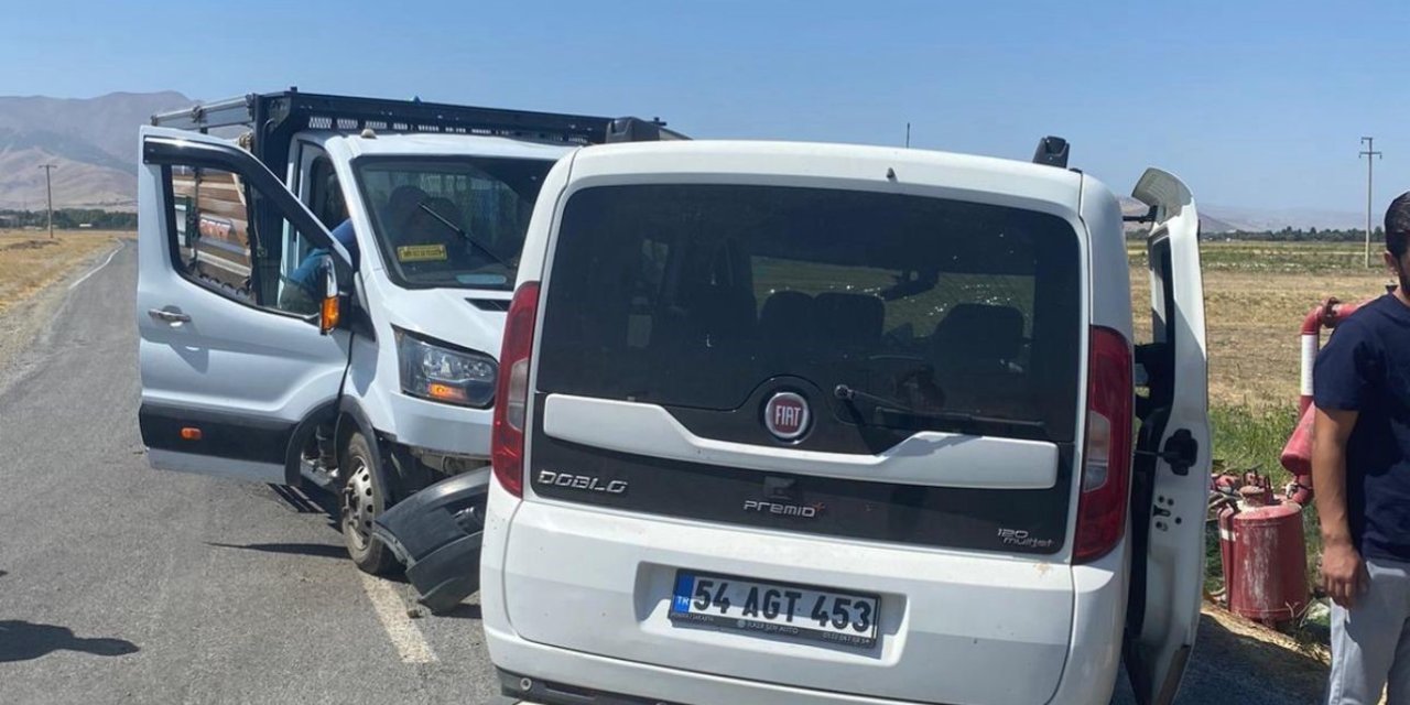 Muş’ta trafik kazası: 1 yaralı
