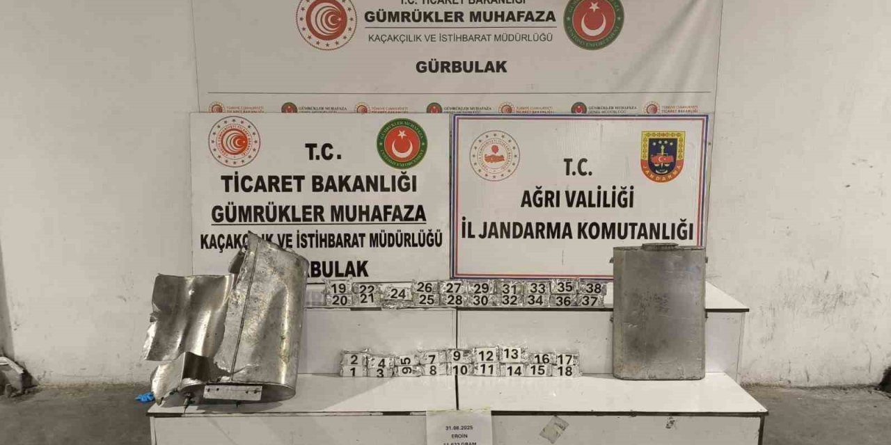Ağrı’da tırın yakıt deposunda 11 kilo eroin ele geçirildi