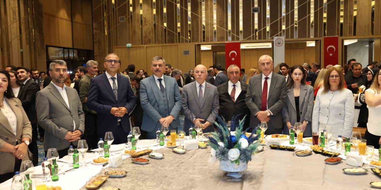 Yargı mensupları resepsiyonda buluştu