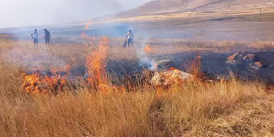 Kars'ta bir günde 6 farklı yangın çıktı