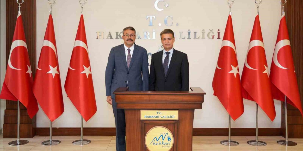 Soran Valisi Halgord Şeyh Necib’ten Hakkâri Valiliğine ziyaret