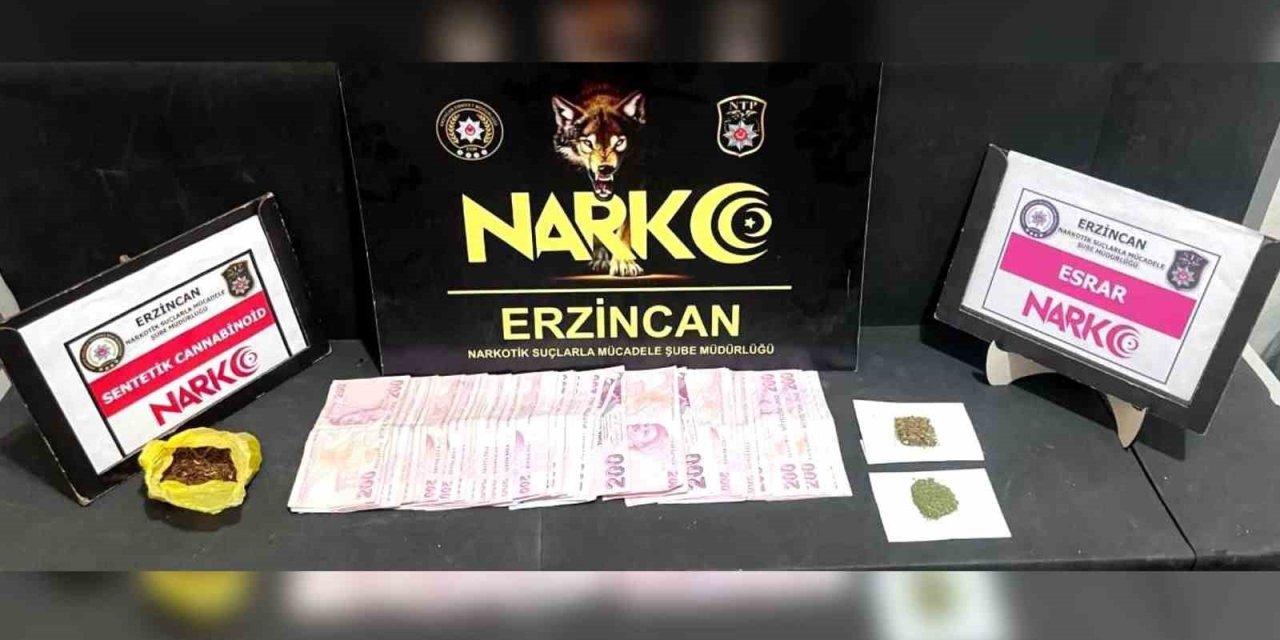 Erzincan’da uyuşturucu operasyonunda 1 zanlı tutuklandı