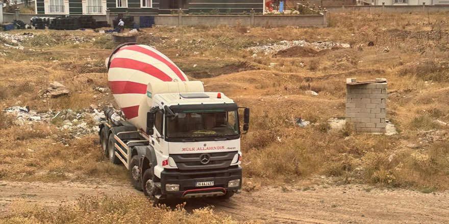 Kars'ta yeşil alan hafriyatla dolduruldu, mahalleli tepkili
