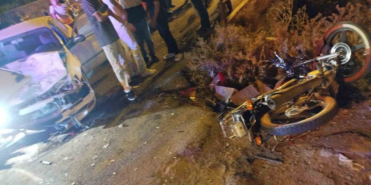 Iğdır’da otomobil ile motosiklet çarpıştı: 2’si ağır 3 yaralı