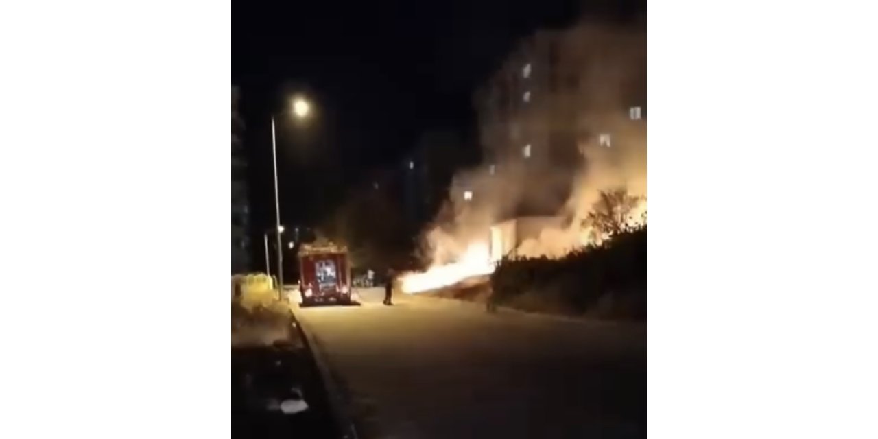 Elazığ’da otluk alanda çıkan yangın söndürüldü