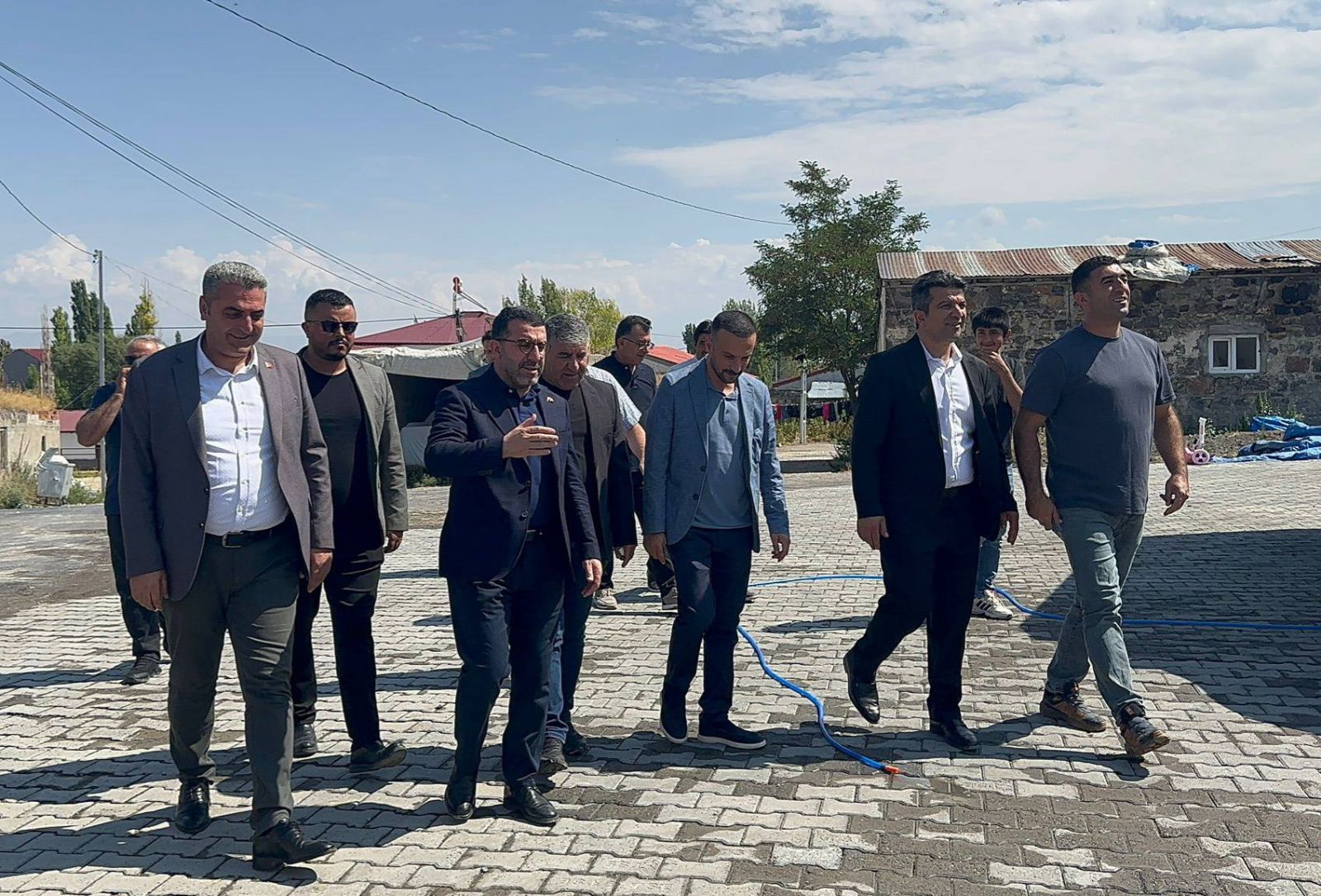 AK Parti Kars Milletvekili Adem Çalkın Akyaka İlçesinde İncelemelerde Bulundu