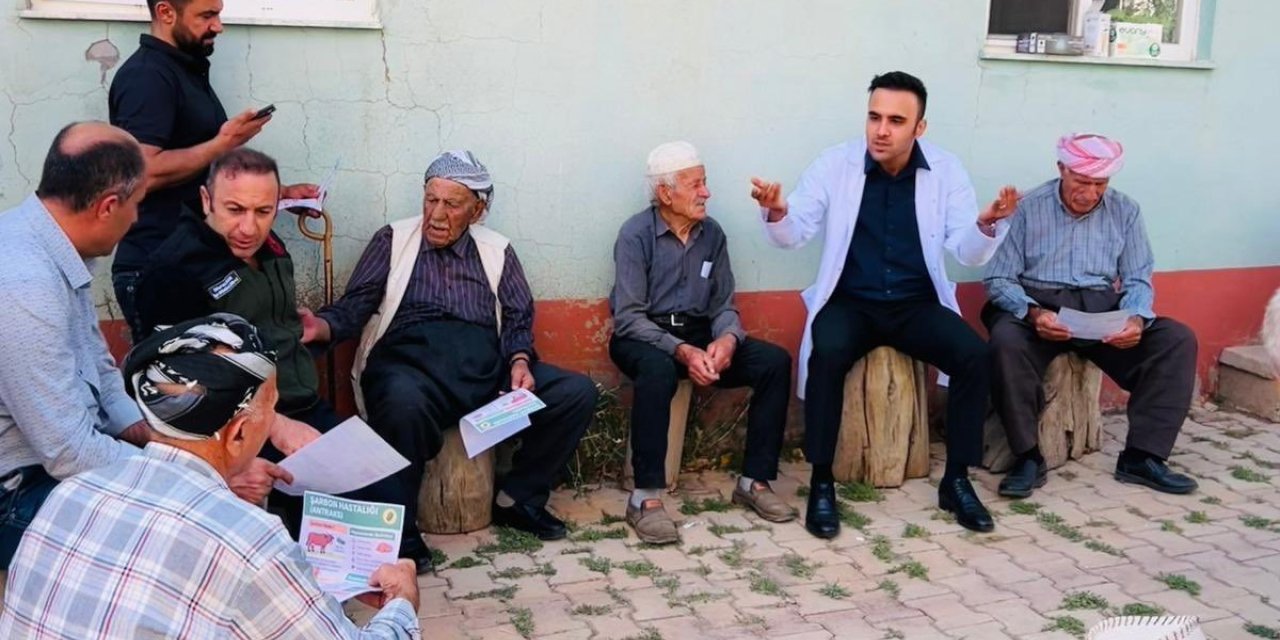 Vatandaşlara şarbon ve korunma yolları anlatıldı