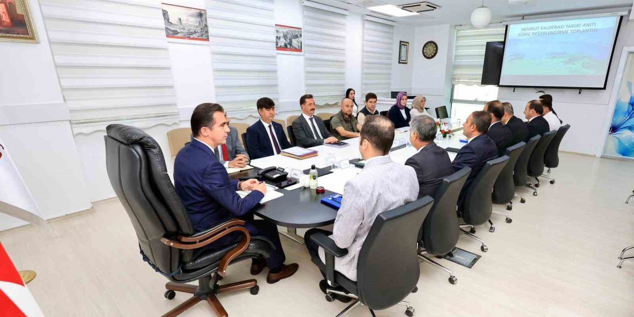 Nemrut Kalderasının ulaşım ve alt yapı hizmetleri ele alındı