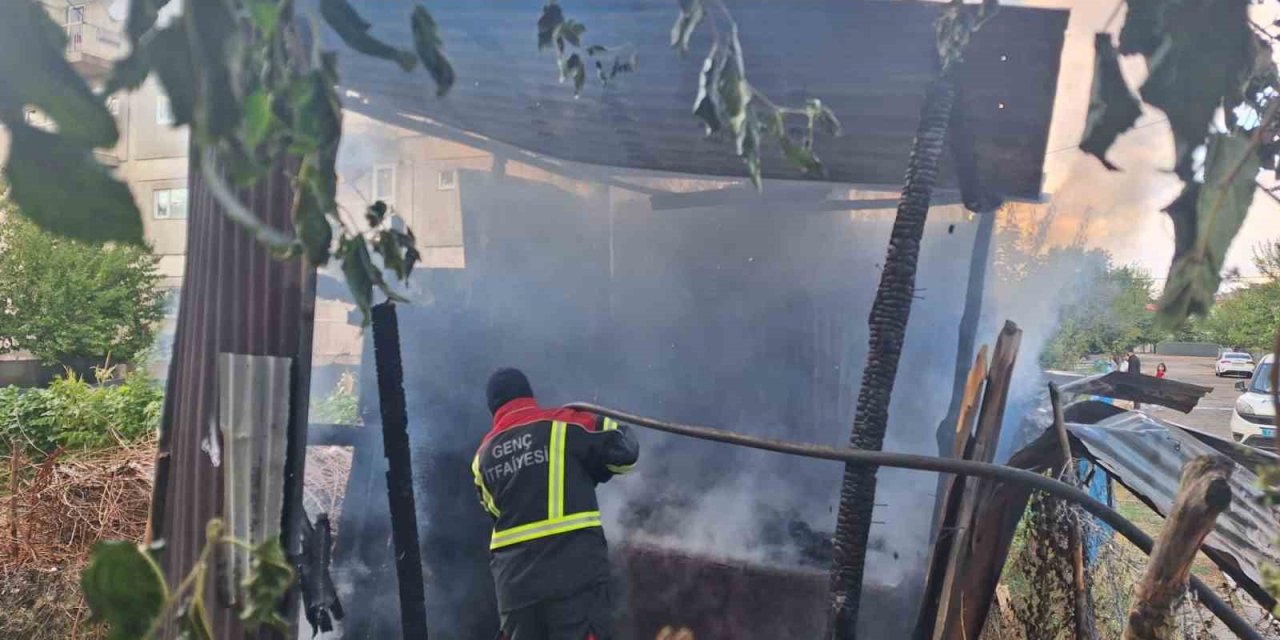 Tandırda unutulan köz yangına neden oldu