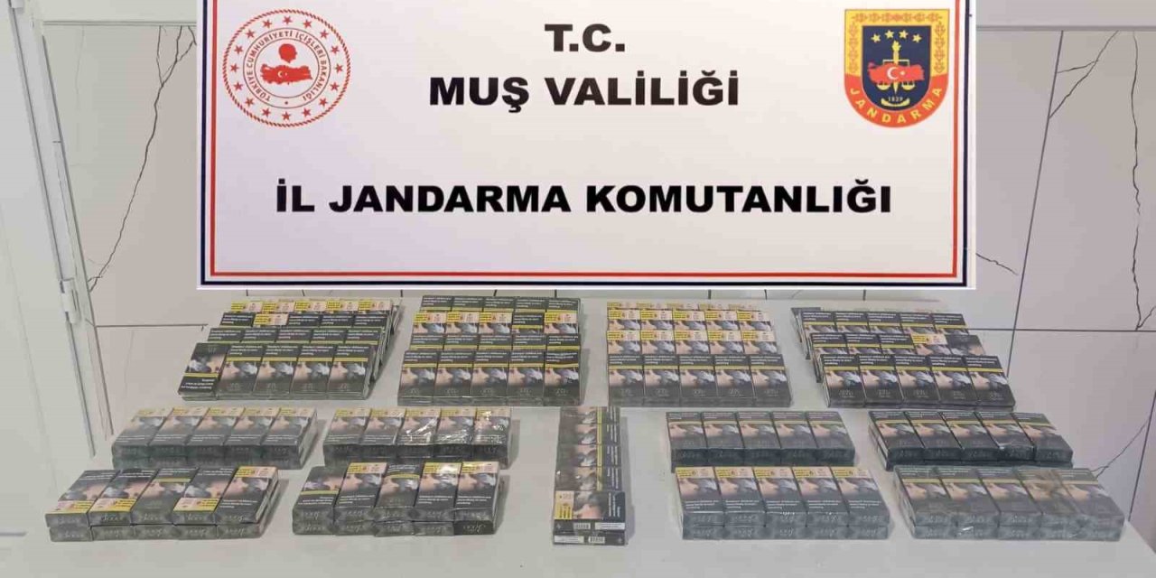 Muş’ta kaçak sigara operasyonu