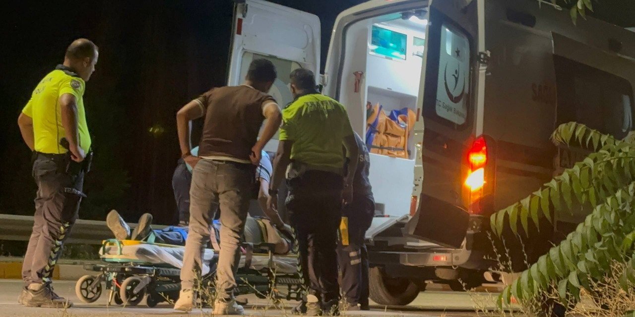 Alkollü sürücünün kullandığı otomobil şarampole uçtu: 2 yaralı