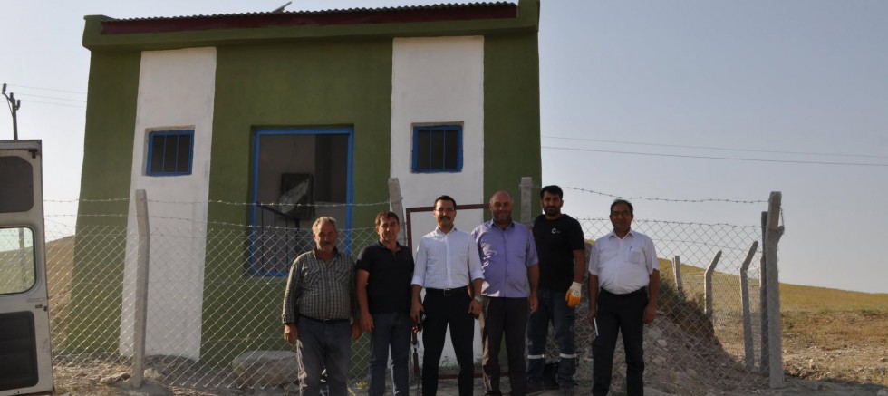 Kaymakam Demirtaş, Su Deposu çalışmasını yerinde inceledi