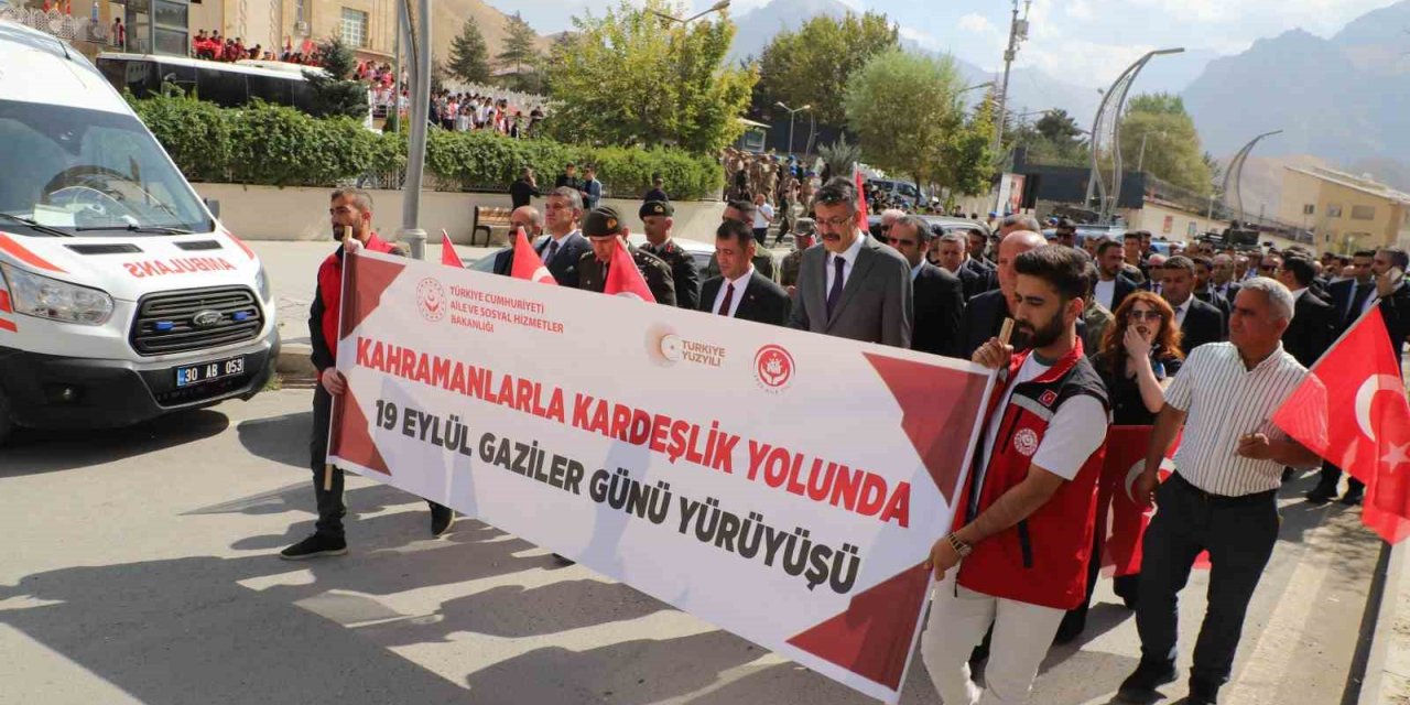Hakkari’de 19 Eylül Gaziler Günü kutlandı