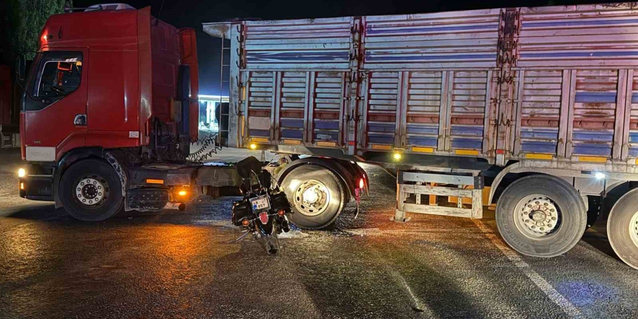 Malatya’da kamyon ile motosiklet çarpıştı: 1 yaralı