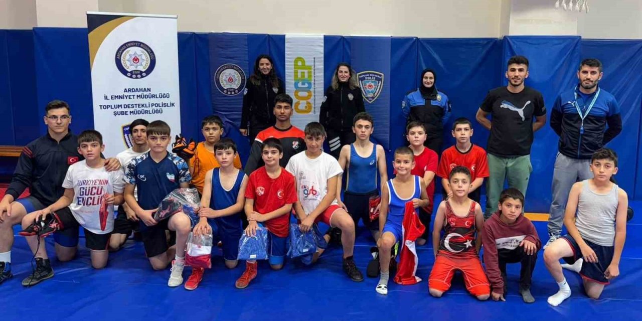 ÇOGEP Projesi kapsamında "Güreş Kursu" açıldı