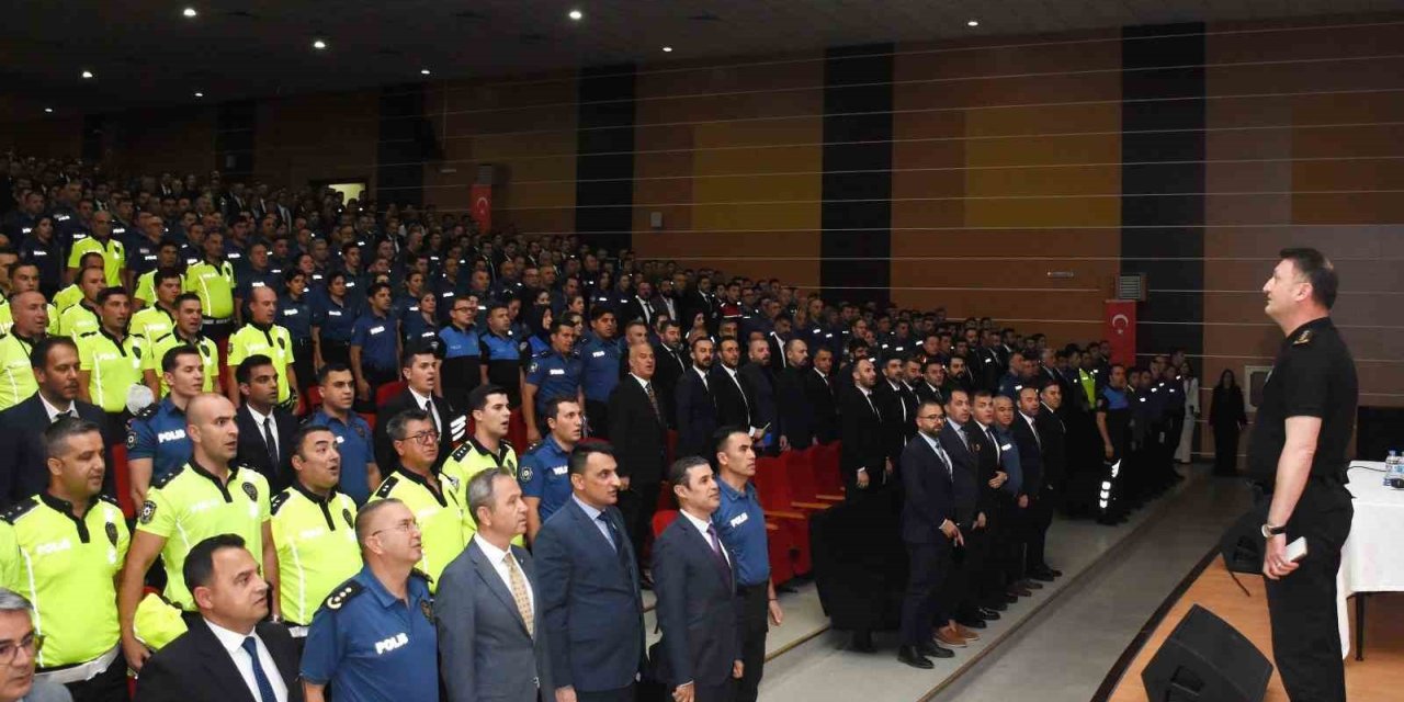 Emniyet Müdürü Baybaba, genel değerlendirme ve bilgilendirme toplantısı yaptı