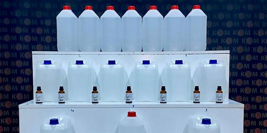 Kars’ta sahte içki operasyonu: 14 gözaltı