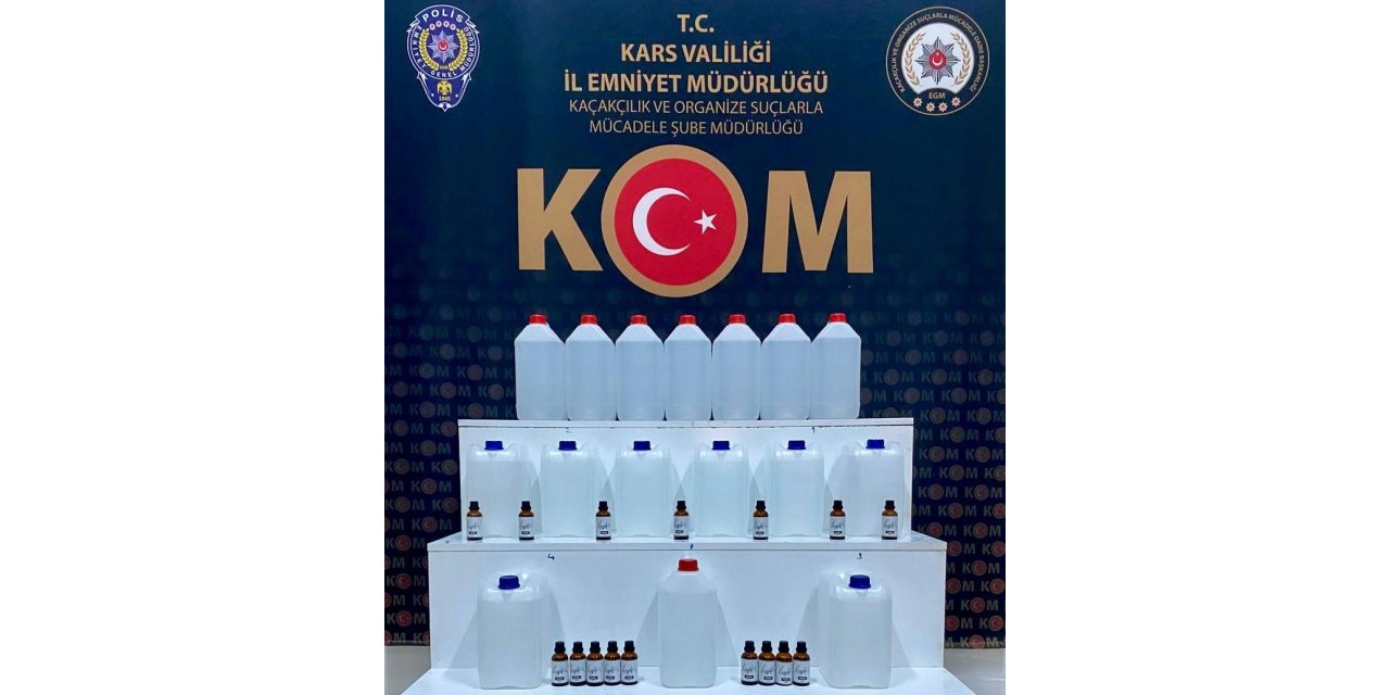 Kars’ta sahte içki operasyonu