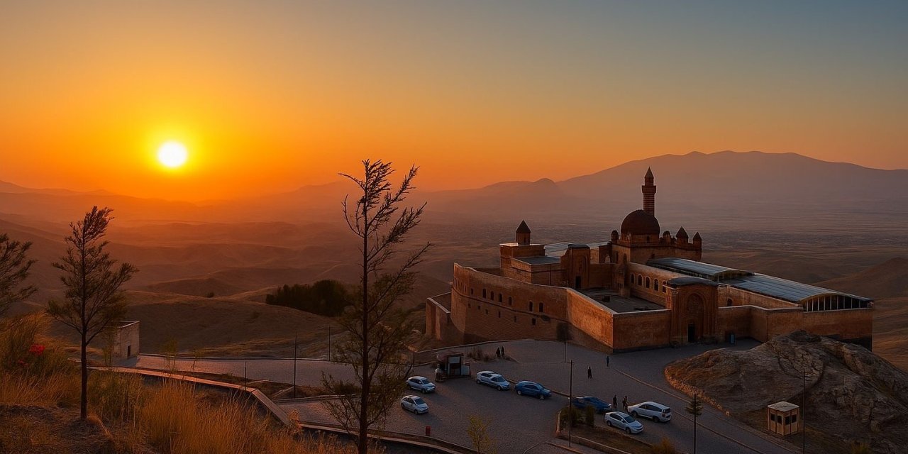 İshak Paşa Sarayı’nda gün batımı büyüledi