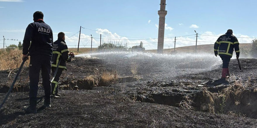 Kars’ta metruk yapıda yangın paniği