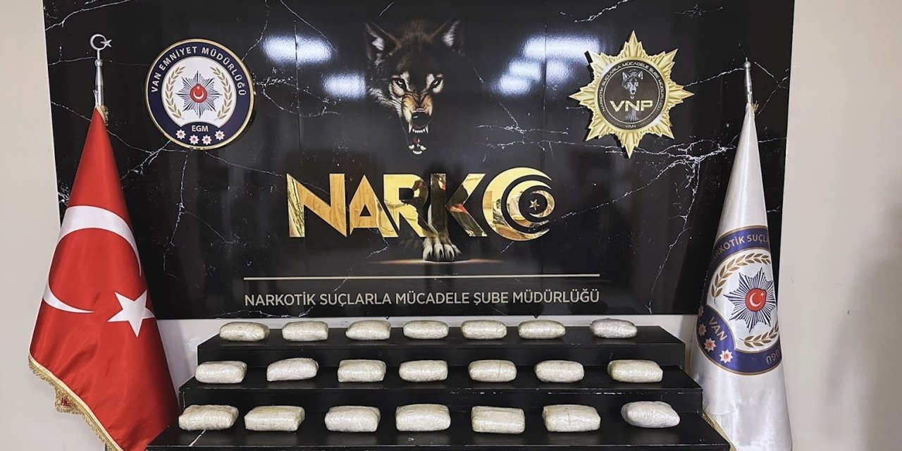 Van’da 28 kilo 640 gram metamfetamin ele geçirildi