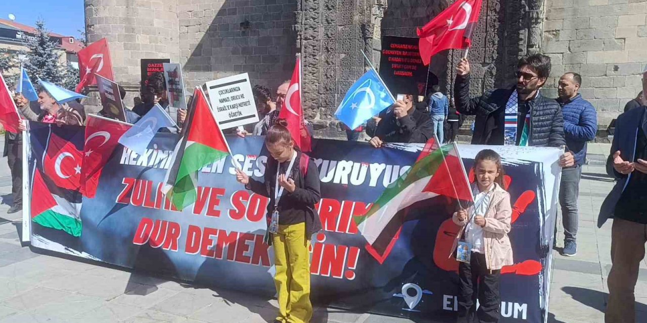 Hekimler ve sağlık çalışanları Gazze için toplandı