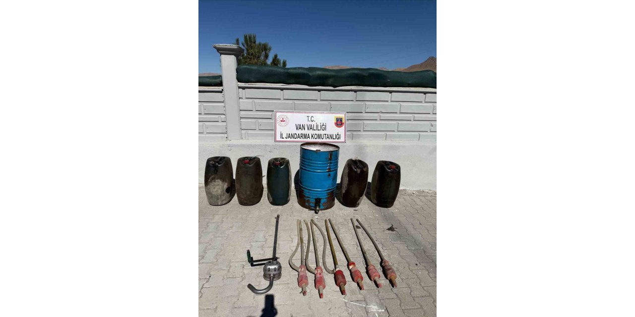 Başkale’de 319 litre kaçak akaryakıt ele geçirildi