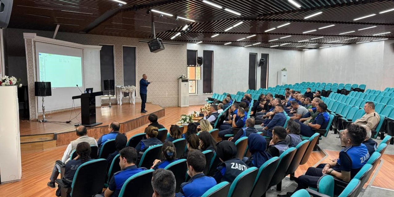 Zabıta personeline "İletişim Becerileri ve Öfke Kontrolü Eğitimi" verildi