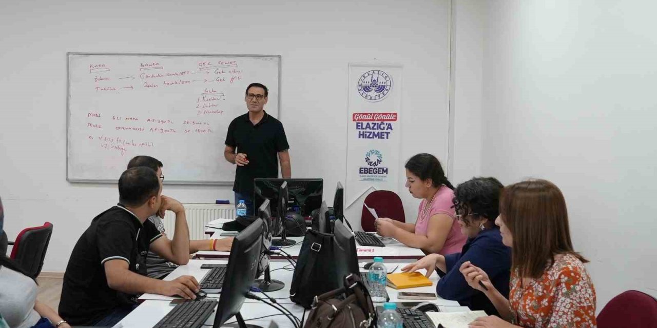 Elazığ’da meslek eğitim kurslarına yoğun ilgi