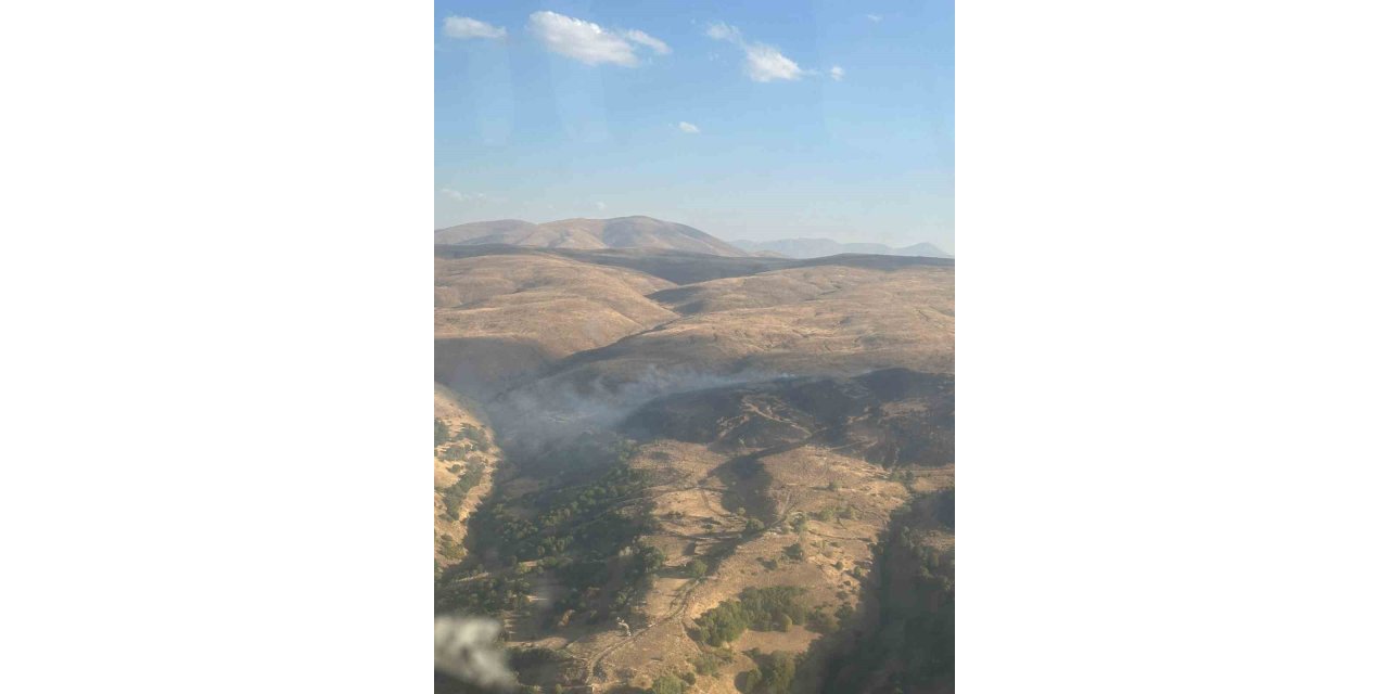 Elazığ’da kırsal alan yangını kontrol altına alındı