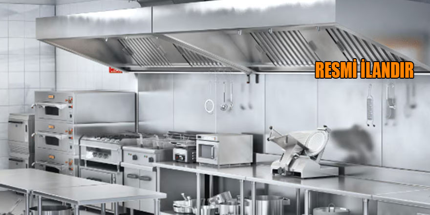 Endüstriyel üretim ve mutfak malzemeleri satın alınacak