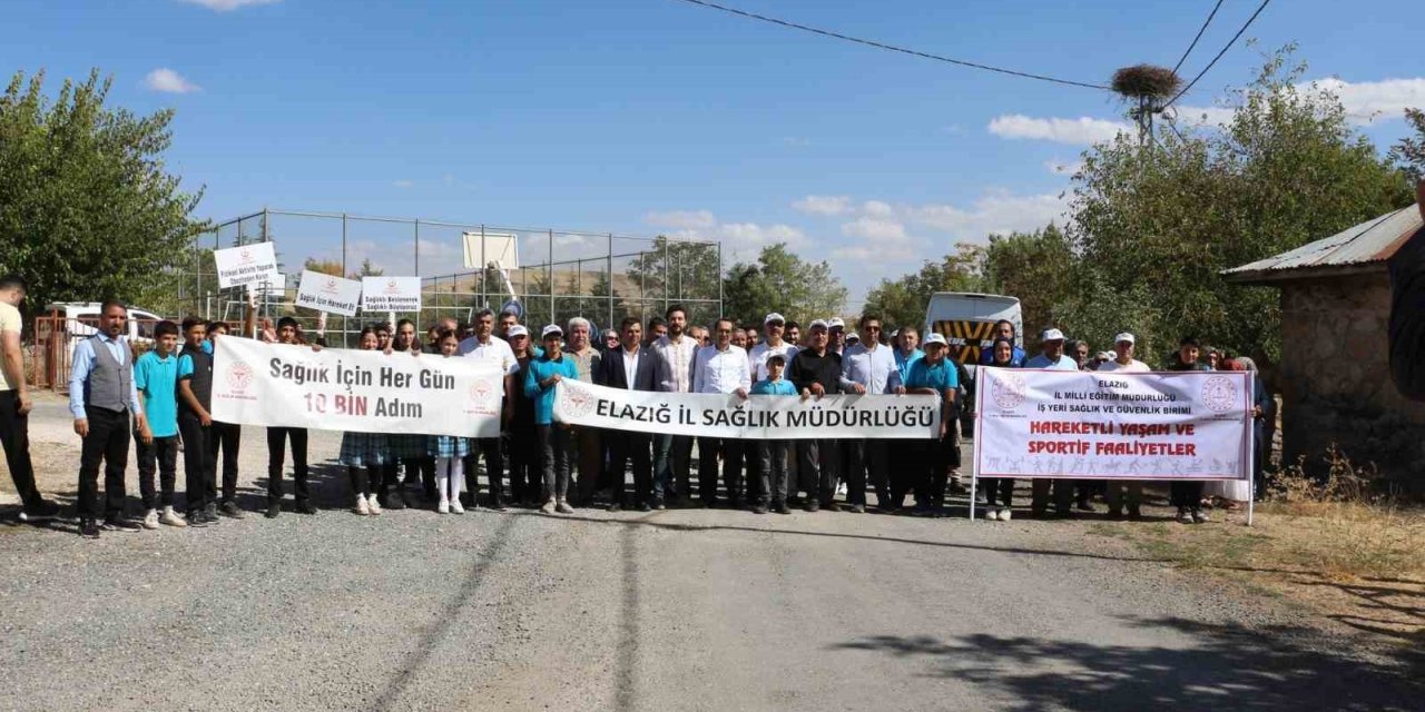 Kovancılar’da dünya yürüyüş günü etkinliği