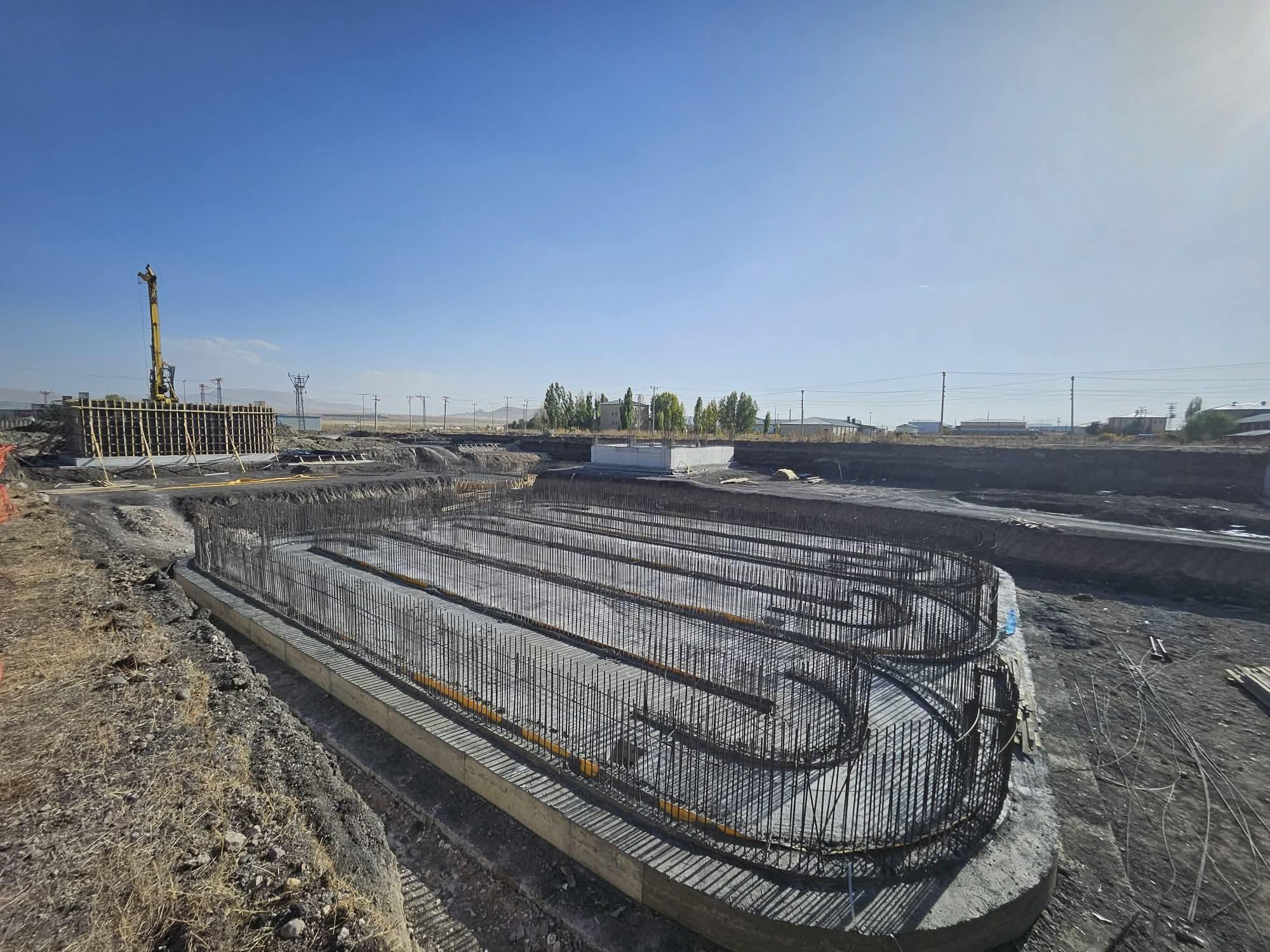 Kars OSB’ye Atıksu Arıtma Tesisi yükseliyor