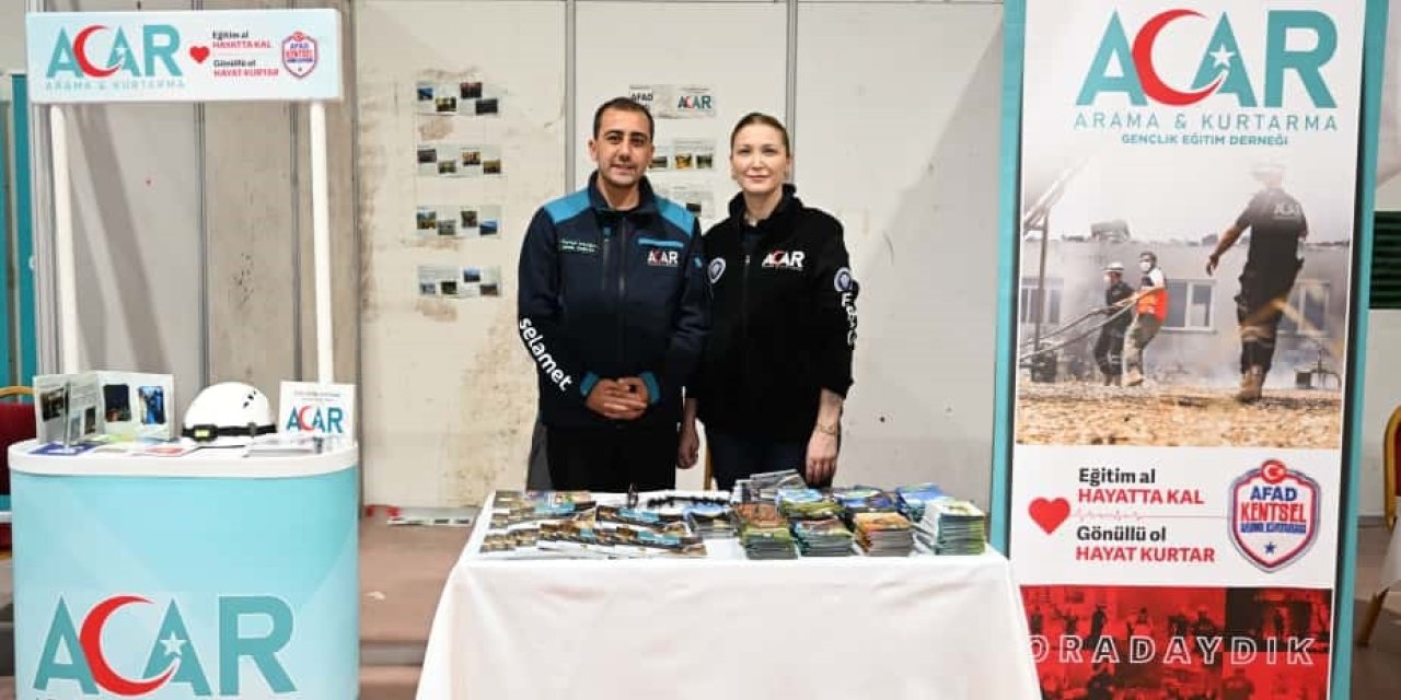 Erzincan’dan ACAR Arama Kurtarma Gençlik ve Eğitim Derneği katıldı