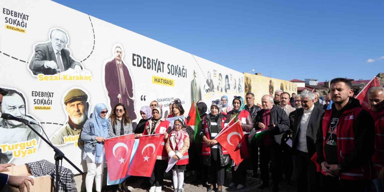 Edebiyat Sokağı’ndan Gazze şiirleriyle selam gönderildi