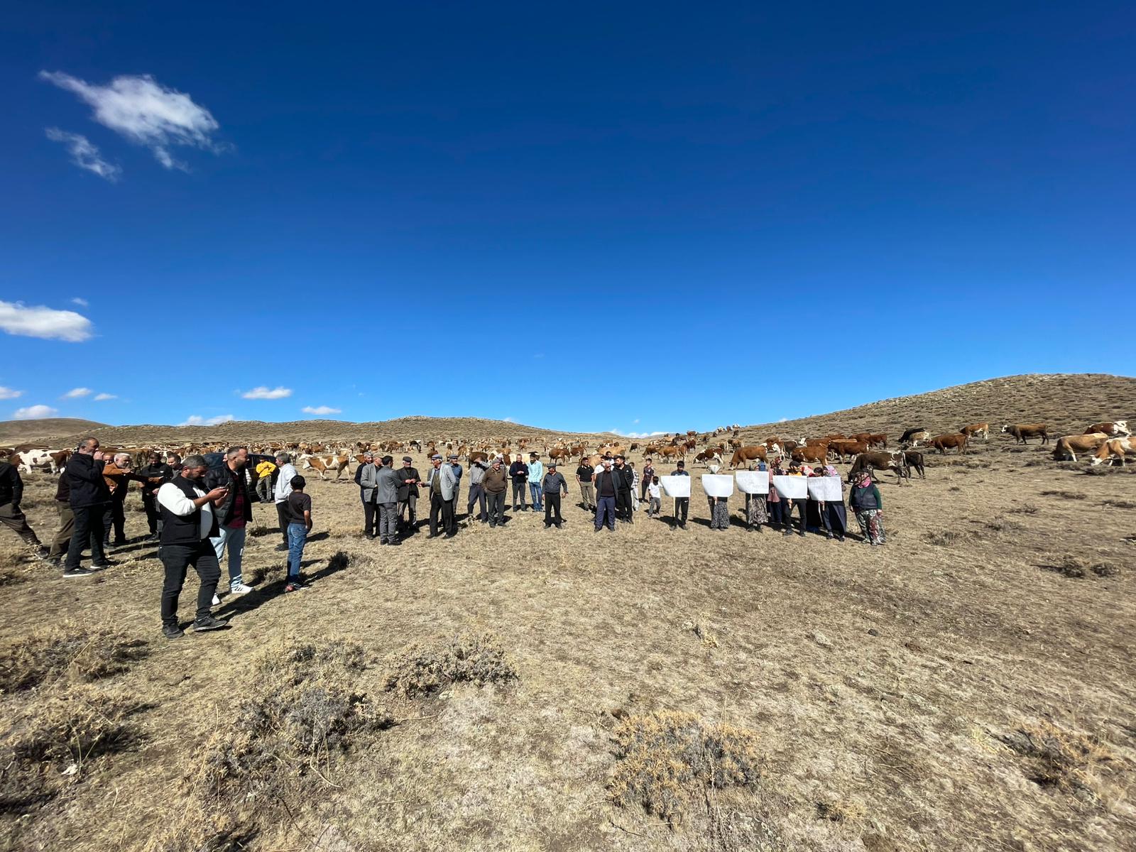 Kars'ta taş ocağı tepkisi: Köylülerden eylem