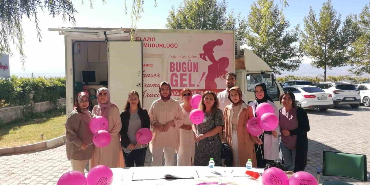 Elazığ’da meme kanseri farkındalık çalışması